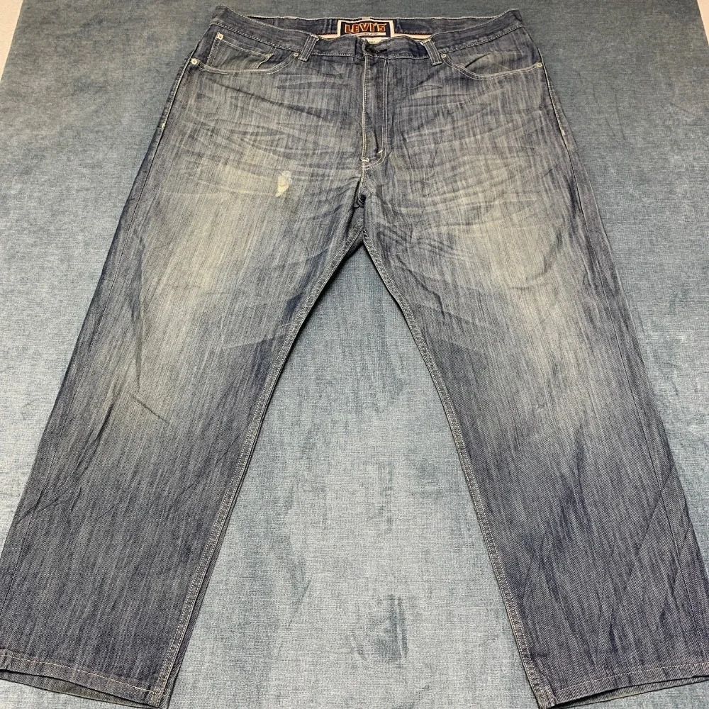 Vintage Levi's 569 The Original Jeans Mens 42x32 Blue Cotton Loose Straight Leg